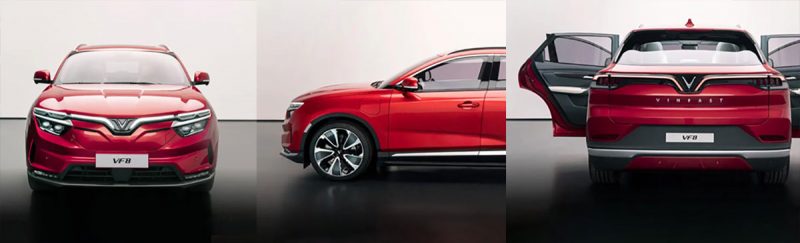 Hình ảnh tổng thể Vinfast VF8